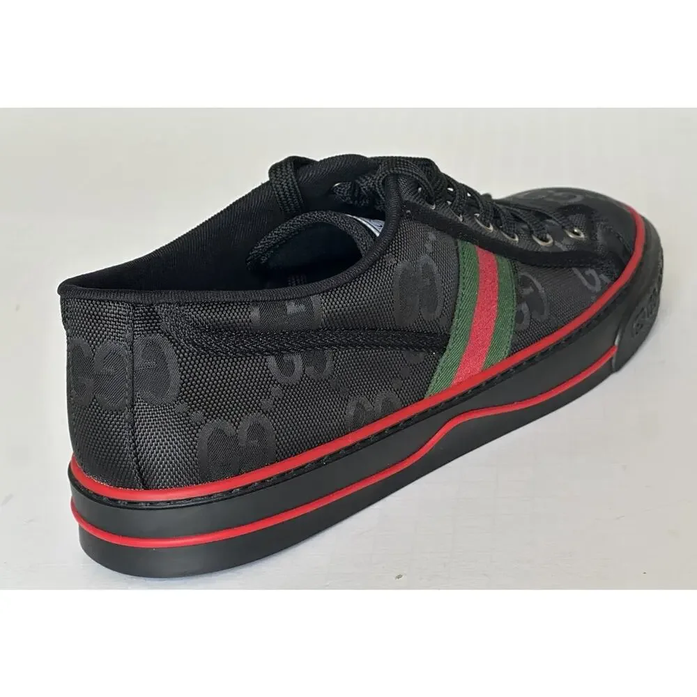 Gucci Men GG Logo Sneakers Black 13.5 US (13 Gucci) 628709 IT NIB $850